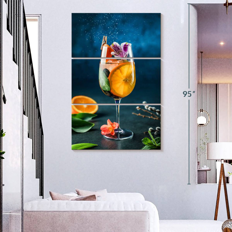 Yarlin Citrus Cocktail, 74" H x 48" W
