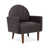 Simili cuir brun foncé
