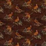 Modern Country Velvets Game Show Cotton Blend Fabric