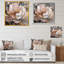 Marbre rose doré pivoine II-1000985893-1000985894