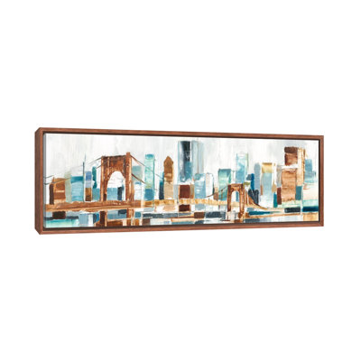 Reproduction d’art panoramique sur toile, "City Colors III" par Ethan Harper