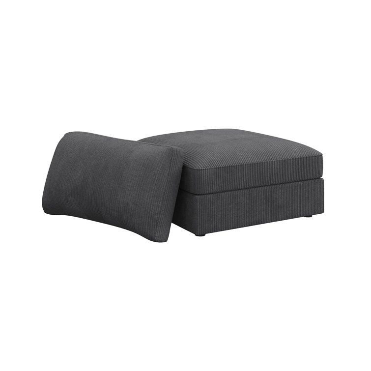 Mercer41 Ottoman Module For Corduroy Modular Sectional