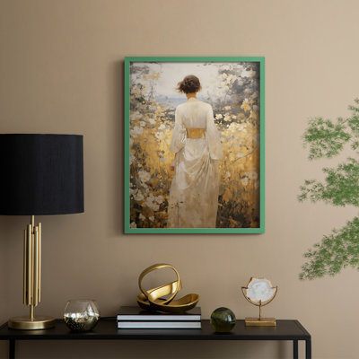 WOMEN Series DXXII  -Premium Framed Print -Ready to Hang - No Nails Required