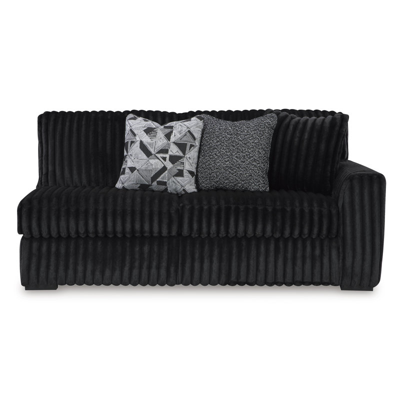Canapé modulaire 2 pièces Burholme, Noir
