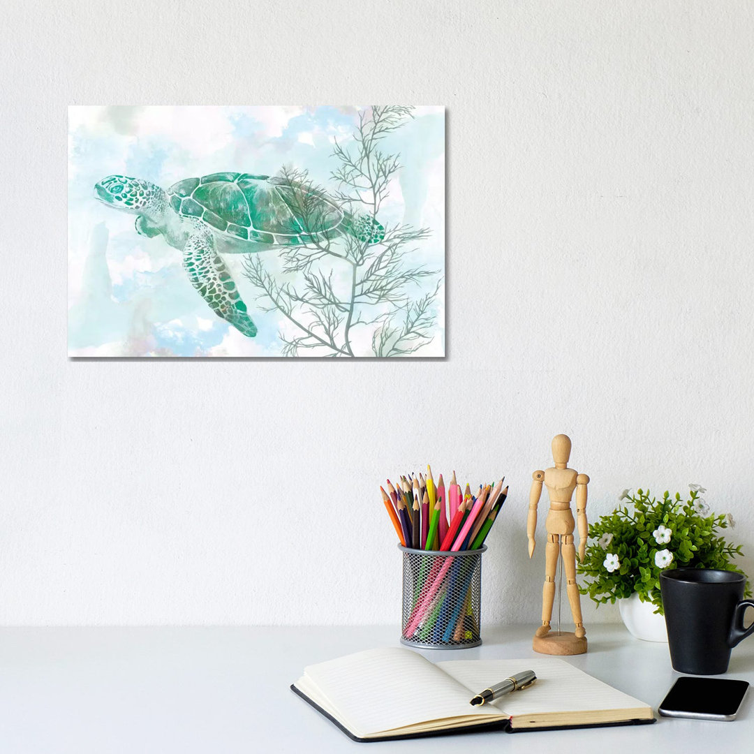 Watercolor Sea Turtle II by Studio W - Gallery-Wrapped Canvas Giclée on Canvas