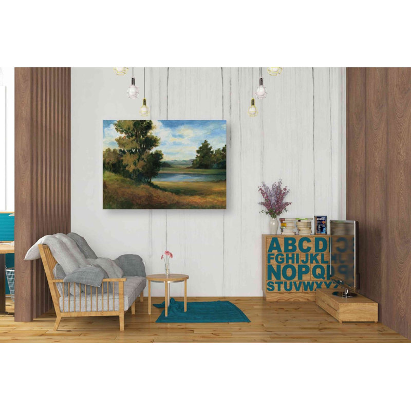 «Auburn Meadow» par Ethan Harper, art mural sur toile, H 26 po x l 34 po x P 1,5 po
