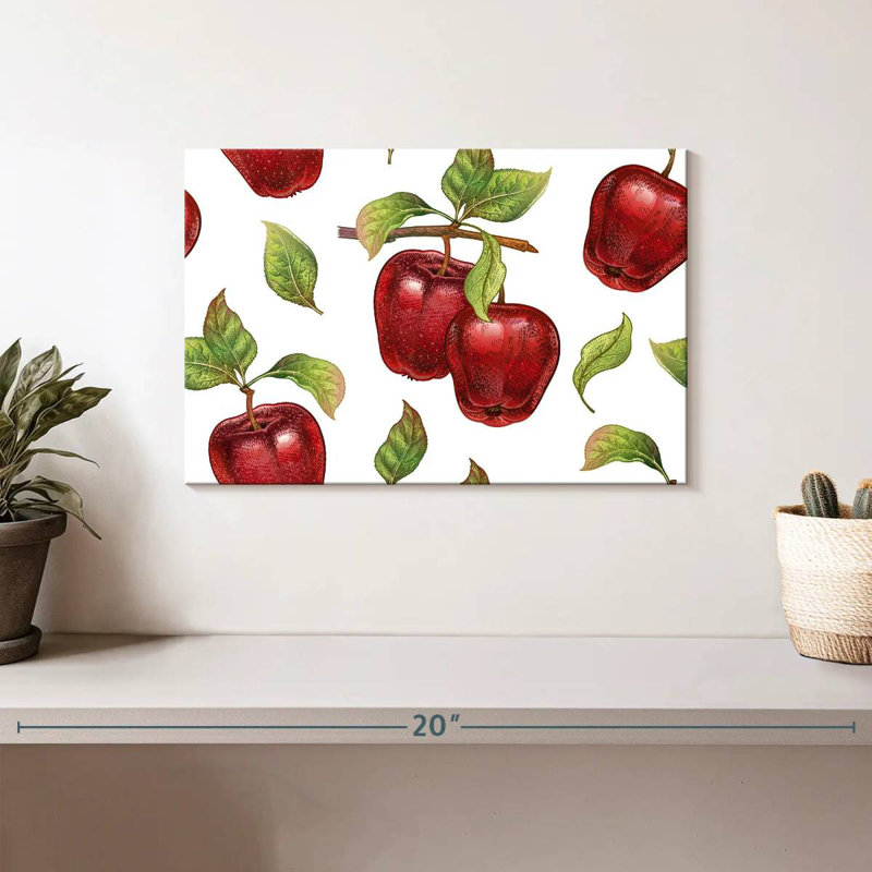 Yarlin Luscious Apples, 8" H x 12" W