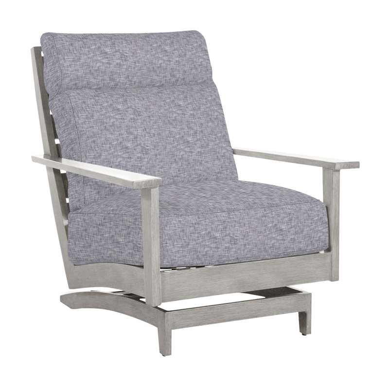 Kennebunkport Aluminum Spring Lounge - Oyster, Oyster, Welt + Standard fill, Perigold Mixi Fern