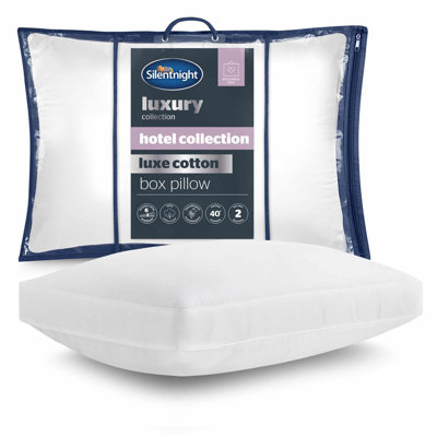 Silentnight Hotel Collection Luxe Cotton Box Pillow