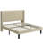 Full Size Upholstered Platform Bed with Wingback Headboard and Wooden Slats-1735546368-1735546372