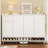 Contemporary Storage Cabinet with 3 Adjustable Partitions & 6 Solid Wood Legs-176082011