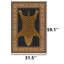 Tapis floral à peau de léopard Traditional 