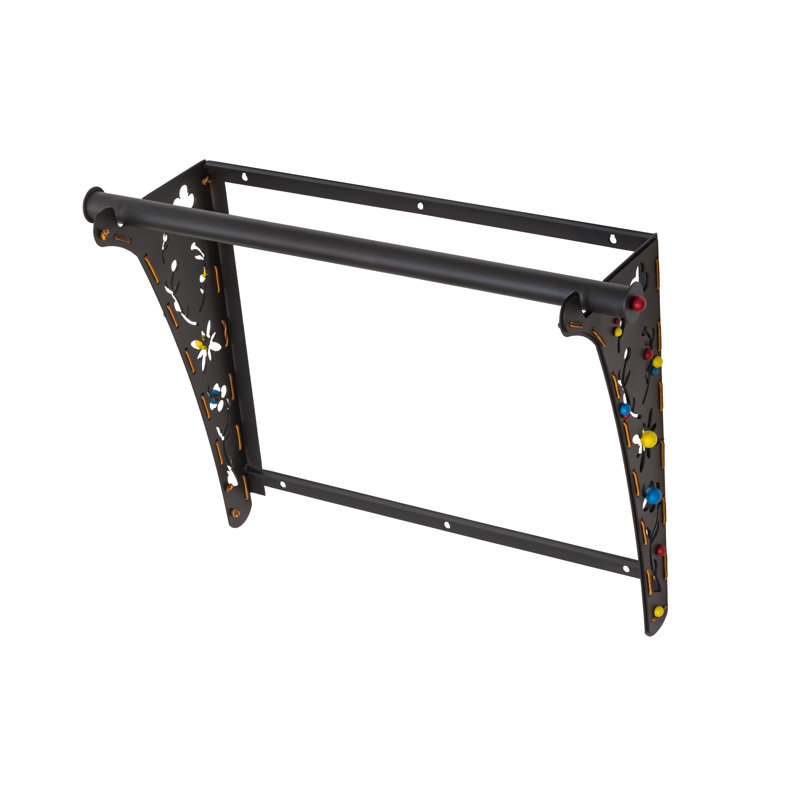 Swiss Cow Bell Wall Bracket Shelf