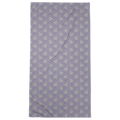 Serviette de plage zig zag classique