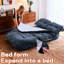 Upholstered 48.13 " Linen Sofa Bed