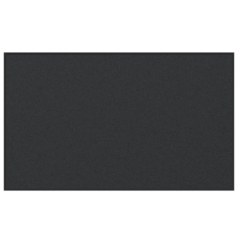 Non-Slip Indoor / Outdoor Doormat, 90 x 150 cm, Black