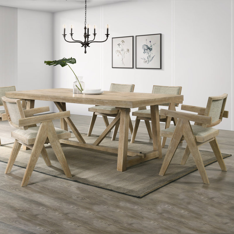 Ensemble de table de salle à manger 5 pièces Oldbury, 5 pièces: table, 4 chaises