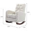 Chaise berçante à haut dossier avec siège rembourré et confortable-1724117096