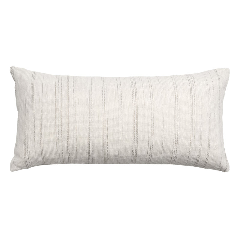 Elements Lumbar Indoor/Outdoor Pillow Cover & Insert, Pebble