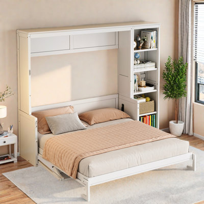 Murphy Bed With Desk And Bookshelves