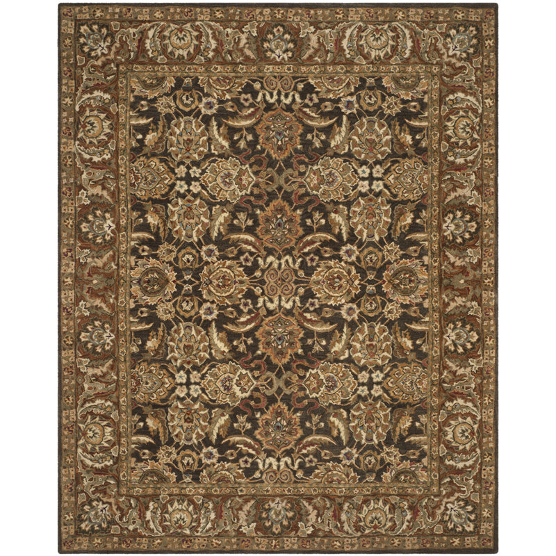 Tapis oriental en laine touffeté à la main Tingley, Rectangle 9 pi x 12 pi