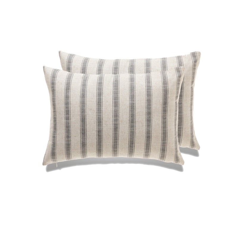 Housse de coussin rectangulaire Michael Penney seulement - ensemble de 2, gris