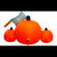 Citrouilles et Machette gonflables