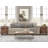 Latitude Run Living Room Table Sets Of 4, 106 Inch TV Stand, 1 Square Coffee Table With Top, 2 End Table With Drawers For Living Room, Entertainment Centre, Console Table