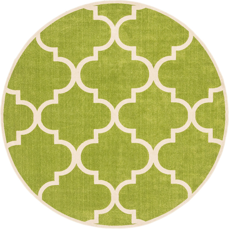 Molly Geometric Indoor Rug, Round 10'