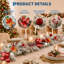 Guirlande de Noël en pain d'épice illuminée de 1,8 m (6 pi) pour foyer, 20 lumières DEL avec 8 modes de scintillement et minuterie automatique de 6 heures, feuillage artificiel en PVC pour la décoration d'escalier et de porte