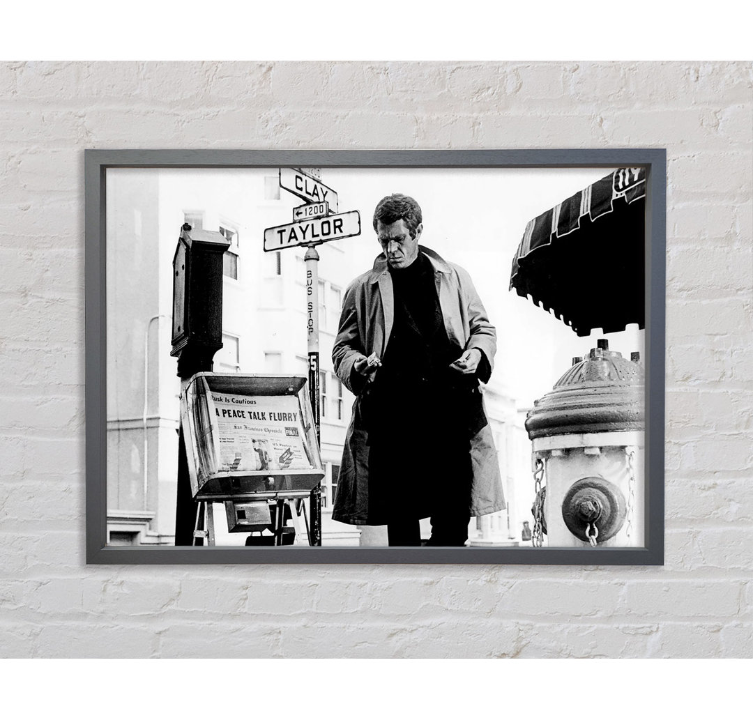 Steve Mcqueen B N W - Druck