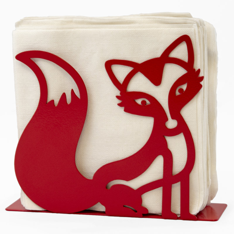 Porte-serviette Fox, Rouge