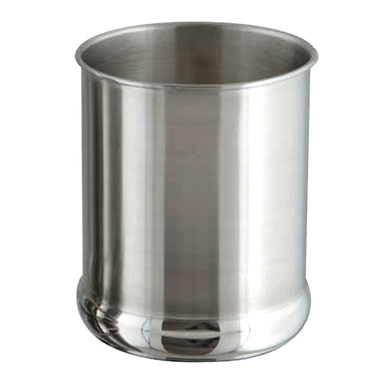 Ustensiles d’ustensiles polies cylindriques, 2 pintes