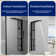 5-Jet Rainfall Shower Panel System with Rainfall Shower Head and Shower Wand Shower Tower in