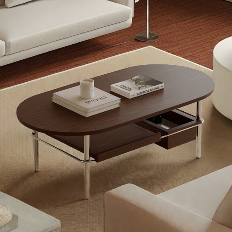Simple coffee table with retro design