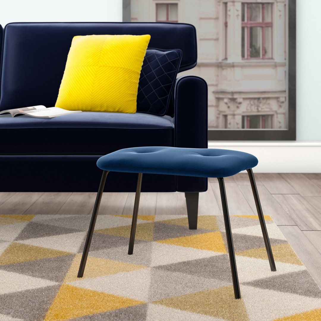 Keira 55Cm Wide Rectangle Footstool Ottoman