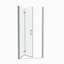Porte de douche pivotante universelle à ajustement de 1 3/8 po, avec finition en verre trempé de 1/4 po 3472-126402765