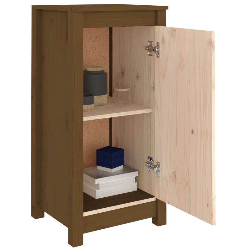 Derron End Table, Honey Brown