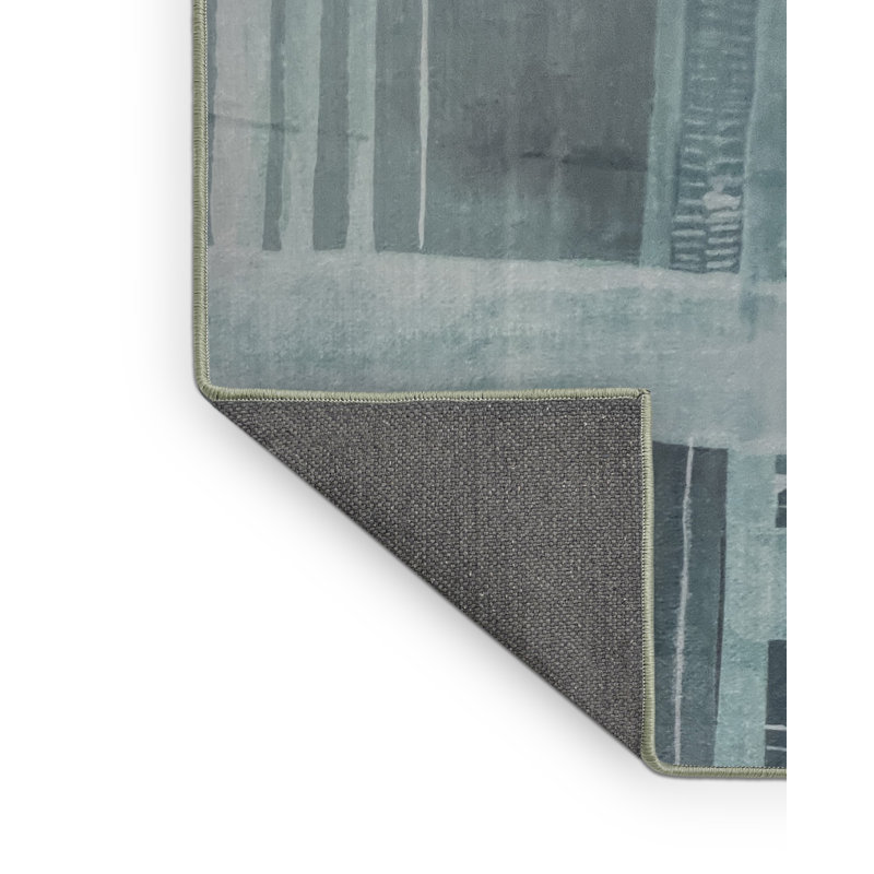 Abstract Indoor Rug, Runner 2'9" x 8'
