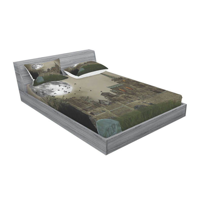 Microfiber Sheet Set, Queen Sheet Set with Fitted Sheet