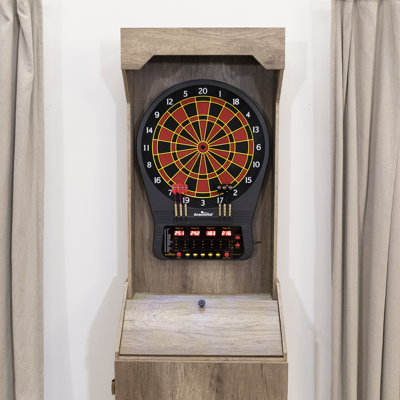 Arachnid E650 Free Standing Electronic Dartboard Cabinet