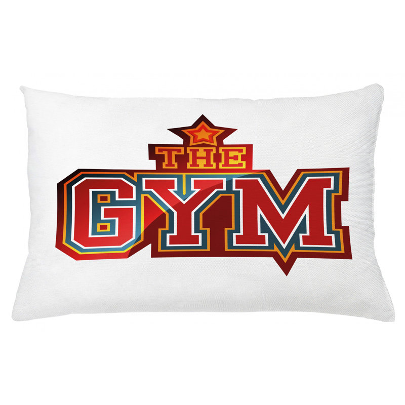 Housse de coussin lombaire intérieur/extérieur fitness, 16 po x 26 po