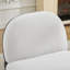 Chaise d'appoint pivotante rembourrée-556529048
