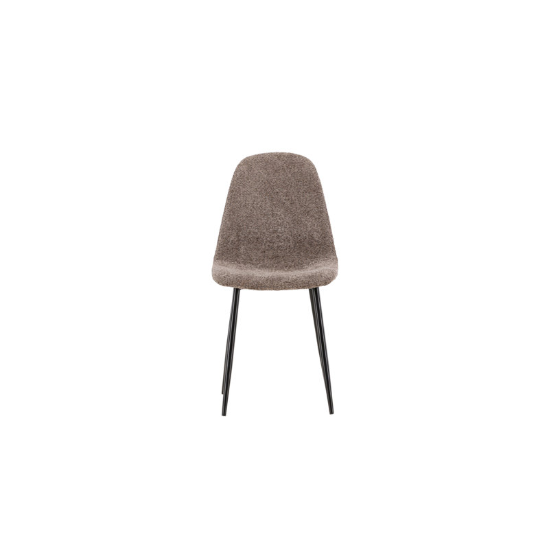 Fabens 48cm H Polyester Upholstered Side Chair, Grey