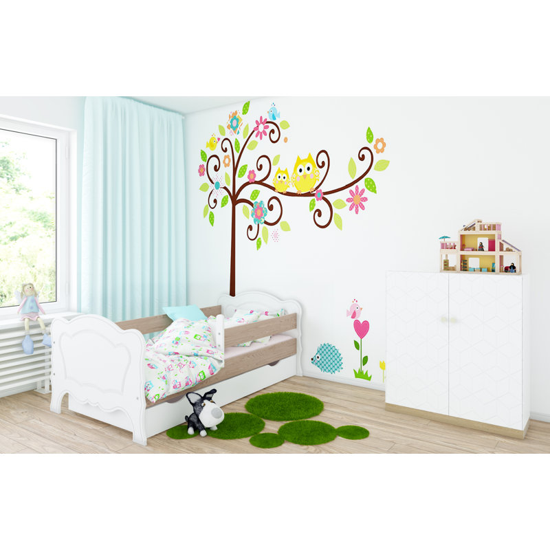 Lawson Cabin Bed with Storage Included, Oak, European Toddler (80 x 180 cm)