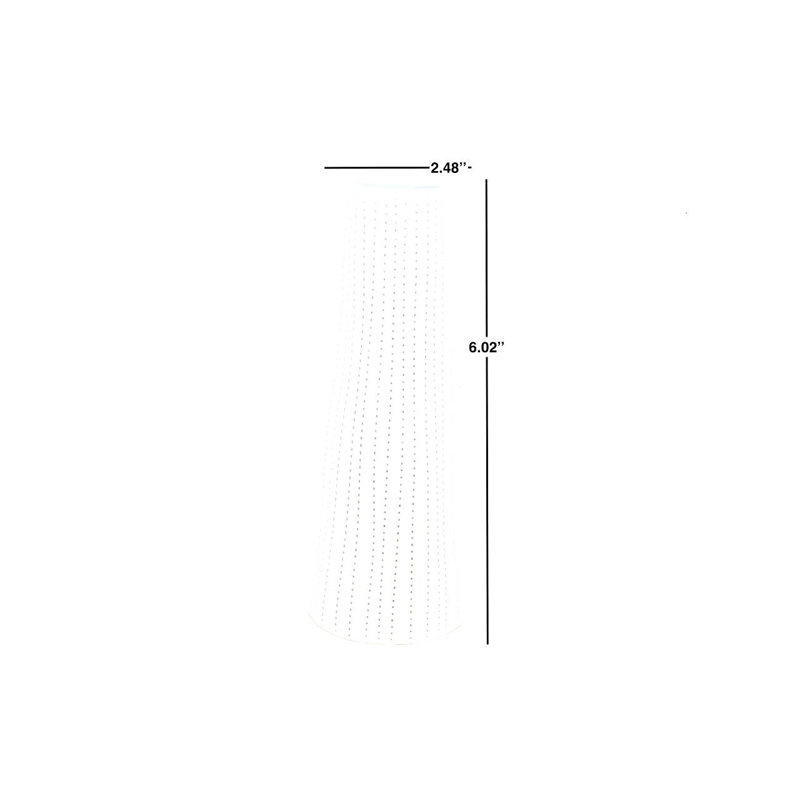Vase de table Avijot, H 6 po x l 2,5 po x P 2,5 po, Bleu
