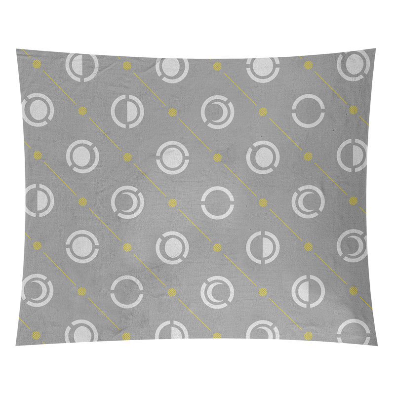 Tapisserie, H 27,5 po x l 37,5 po, Jaune