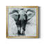 Proud Elephant - Reproduction d'art graphique sur toile encadrée-1263565289-1263565292