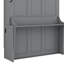 Queen Size Murphy Bed with Desk,USB Charging Station, Wall Bed Cabinet with Storage Shelves, LED Lights-1112680816