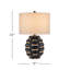 Lampe de table à noix de bétel-1089334562